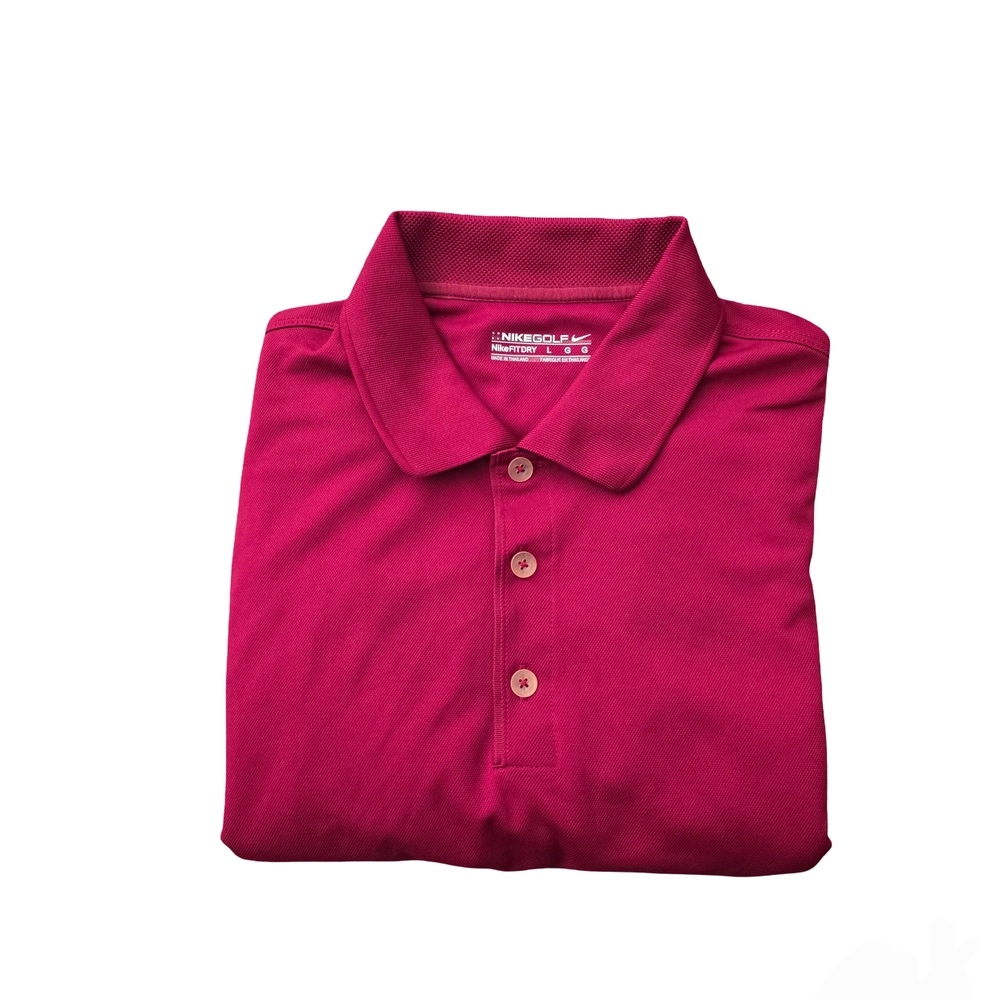 Nike Men's Bold Pink Polo Shirt